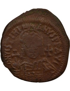 Empire Byzantin Justinien Ier Classe D 1 follis Cuivre An 26 (552-553) Antioche 2