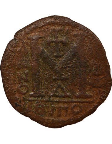 Empire Byzantin Justinien Ier Classe A 1 follis Cuivre An 13 (539-540) Antioche