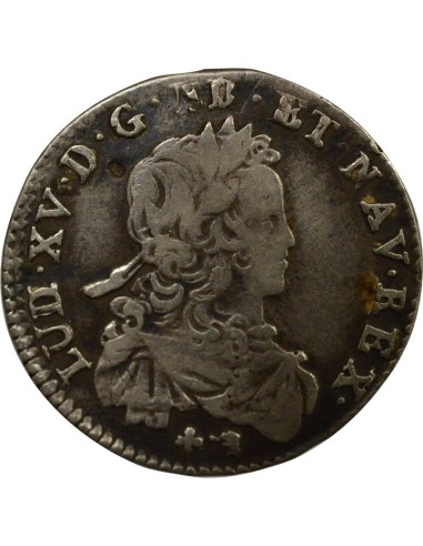 Louis XV Ecu de France 1/6 écu Argent 1720 R Orléans