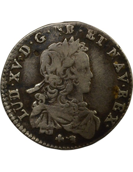 Louis XV Ecu de France 1/6 écu Argent 1720 R Orléans
