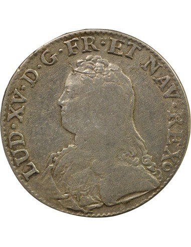 Louis XV au Buste Habillé 1 écu Argent 1728 E Tours