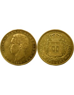 Portugal Louis I du Portugal Louis I - 2 000 Réis Or - 1866 Lisbonne 2000 reis Or 1866 Lisbonne