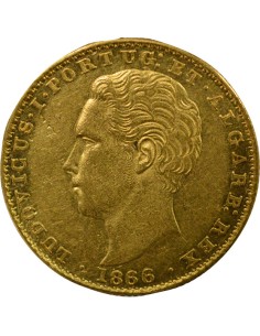 Portugal Louis I du Portugal Louis I - 2 000 Réis Or - 1866 Lisbonne 2000 reis Or 1866 Lisbonne 2