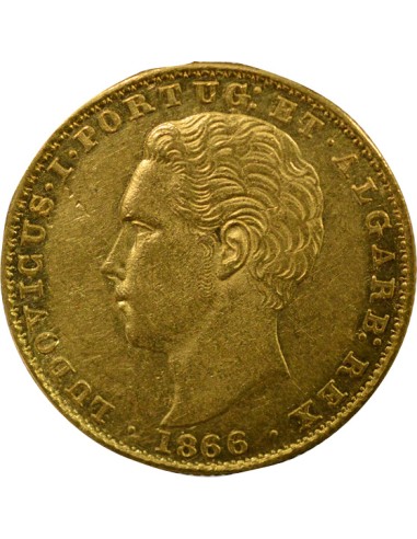 Portugal Louis I du Portugal Louis I - 2 000 Réis Or - 1866 Lisbonne 2000 reis Or 1866 Lisbonne