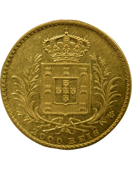 Portugal Louis I du Portugal Louis I - 2 000 Réis Or - 1866 Lisbonne 2000 reis Or 1866 Lisbonne