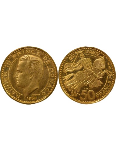 Monaco Rainier III de Monaco Rainier III - 50 Francs Or