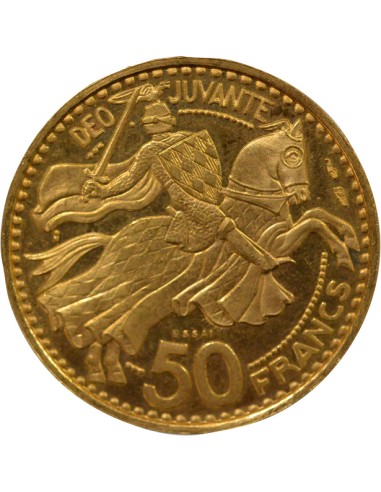 Monaco Rainier III de Monaco Rainier III - 50 Francs Or