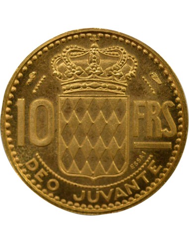 Monaco Rainier III de Monaco Rainier III - 10 Francs Or