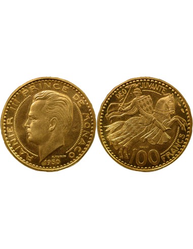 Monaco Rainier III de Monaco Rainier III - 100 Francs Or