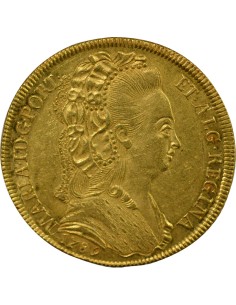Portugal Marie I du Portugal Marie I - 6 400 Réis / Peça Or - 1789 Lisbonne 6400 reis Or 1789 Lisbonne 2