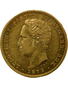 Portugal Louis I du Portugal Louis I - 5 000 Réis Or - 1872 Lisbonne 5000 reis Or 1872 Lisbonne 2