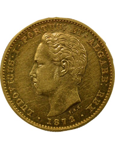 Portugal Louis I du Portugal Louis I - 5 000 Réis Or - 1872 Lisbonne 5000 reis Or 1872 Lisbonne