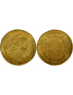 Portugal Jean VI du Portugal Jean VI - 6 400 Réis / Peça Or - 1822 Lisbonne 6400 reis Or 1822 Lisbonne