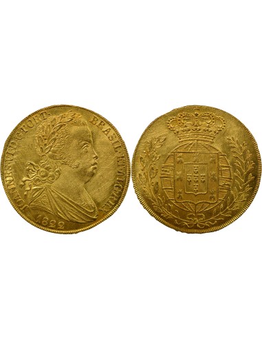 Portugal Jean VI du Portugal Jean VI - 6 400 Réis / Peça Or - 1822 Lisbonne 6400 reis Or 1822 Lisbonne