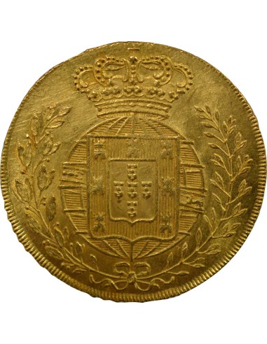 Portugal Jean VI du Portugal Jean VI - 6 400 Réis / Peça Or - 1822 Lisbonne 6400 reis Or 1822 Lisbonne