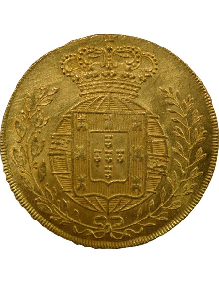 Portugal Jean VI du Portugal Jean VI - 6 400 Réis / Peça Or - 1822 Lisbonne 6400 reis Or 1822 Lisbonne