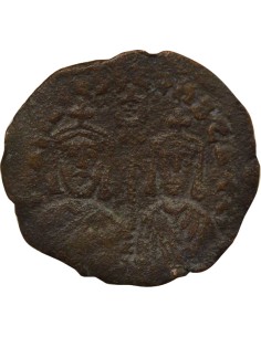 Empire Byzantin Basile Ier Classe I 1 follis Cuivre 868-870 Constantinople 2