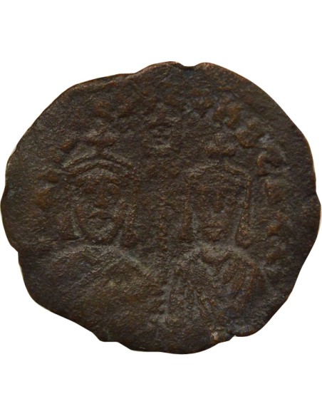 Empire Byzantin Basile Ier Classe I 1 follis Cuivre 868-870 Constantinople
