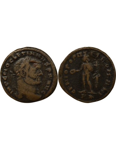 Rome Empire Dioclétien Génie du Peuple Romain 1 ae Bronze 299 Rome