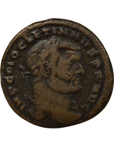 Rome Empire Dioclétien Génie du Peuple Romain 1 ae Bronze 299 Rome