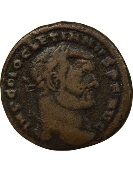 Rome Empire Dioclétien Génie du Peuple Romain 1 ae Bronze 299 Rome