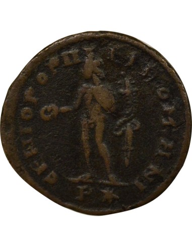 Rome Empire Dioclétien Génie du Peuple Romain 1 ae Bronze 299 Rome