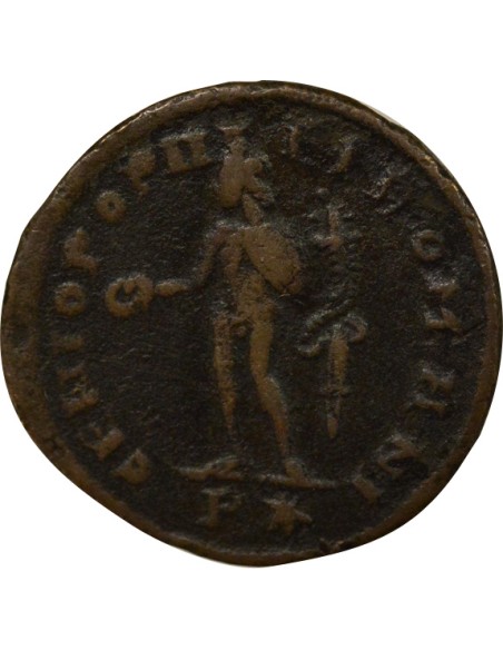 Rome Empire Dioclétien Génie du Peuple Romain 1 ae Bronze 299 Rome