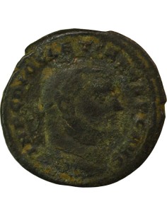 Rome Empire Dioclétien Génie du Peuple Romain 1 ae Bronze 296-297 Antioche 2