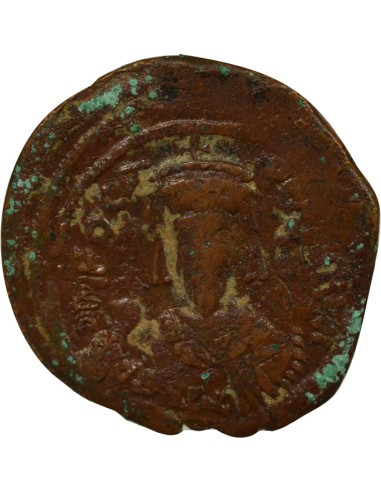 Empire Byzantin Phocas Classe II 1 follis Cuivre An 5 (606-607) Nicomédie