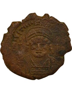 Empire Byzantin Justinien Ier 2e Type 1 follis Cuivre An 36 (563-564) Constantinople 2