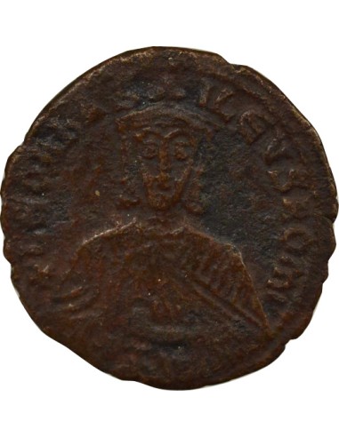 Empire Byzantin Léon VI le Sage Classe I 1 follis Cuivre 886-908 Constantinople