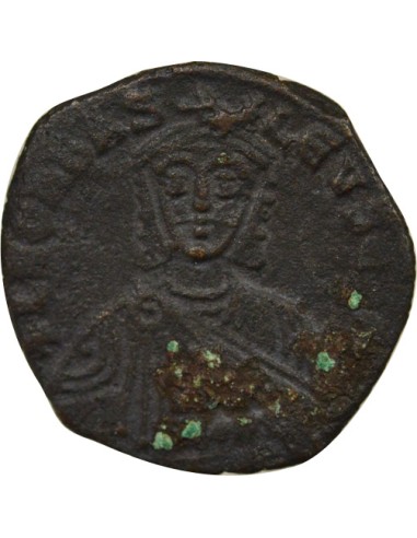 Empire Byzantin Léon VI le Sage Classe I 1 follis Cuivre 886-908 Constantinople