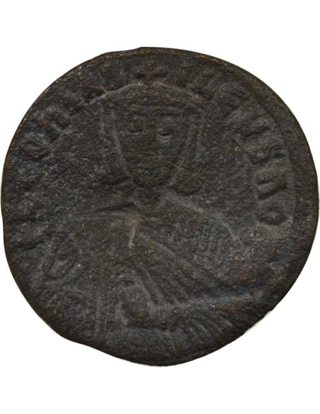 Empire Byzantin Léon VI le Sage Classe I 1 follis Cuivre 886-908 Constantinople