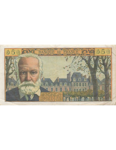 Victor Hugo 5 NF - Victor Hugo - 02-05-1963 - Série C.103 5 nf 1963