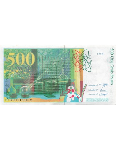 500 Francs - Pierre et Marie Curie - 1994 500 francs 1994