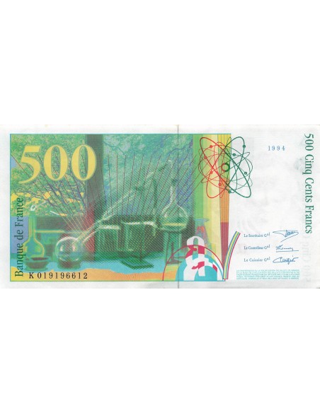 500 Francs - Pierre et Marie Curie - 1994 500 francs 1994