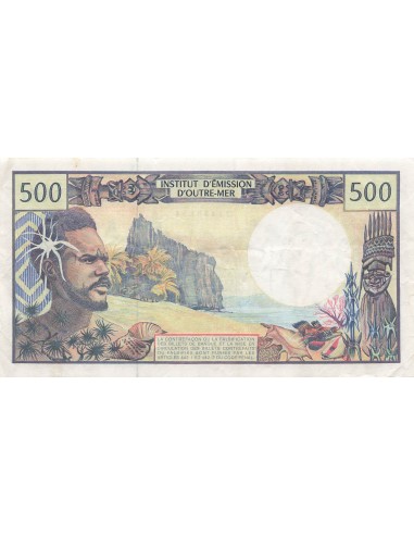 Polynésie Fr. 500 Francs - Territoires fr. du Pacifique - ND (2002-03) - P.1d 500 francs 2002