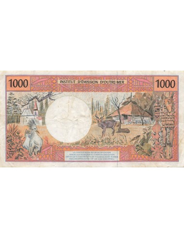 Polynésie Fr. 1000 Francs - Territoires fr. du Pacifique - ND (2001) - P.2g 1000 francs 2001