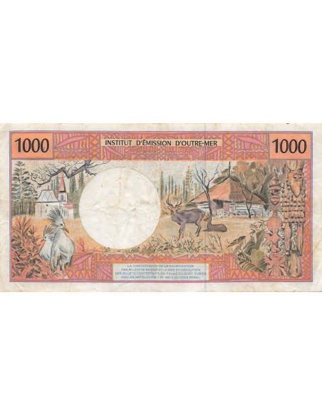 Polynésie Fr. 1000 Francs - Territoires fr. du Pacifique - ND (2001) - P.2g 1000 francs 2001