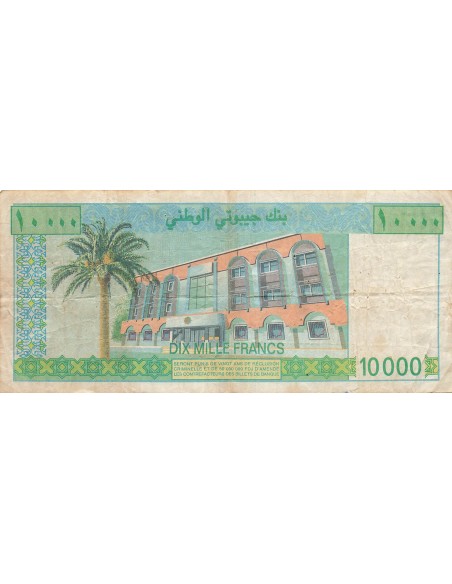 Djibouti 10000 Francs - Aptidon - ND (1999) - P.41 10000 francs 1999