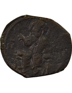 Empire Byzantin Classe D 1 follis Cuivre 1050-1060 Constantinople 2