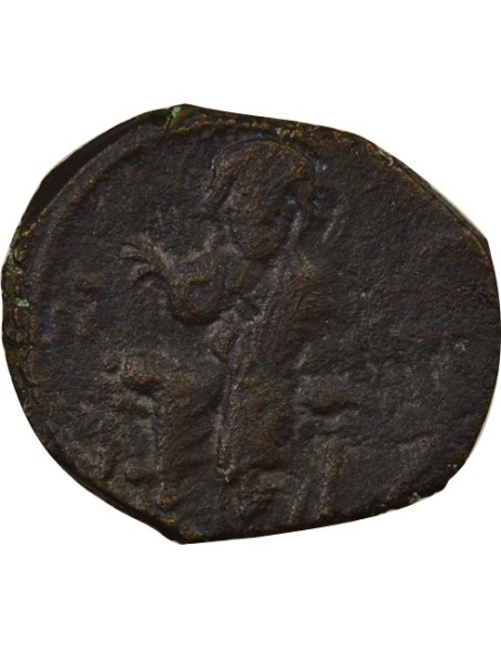 Empire Byzantin Classe D 1 follis Cuivre 1050-1060 Constantinople