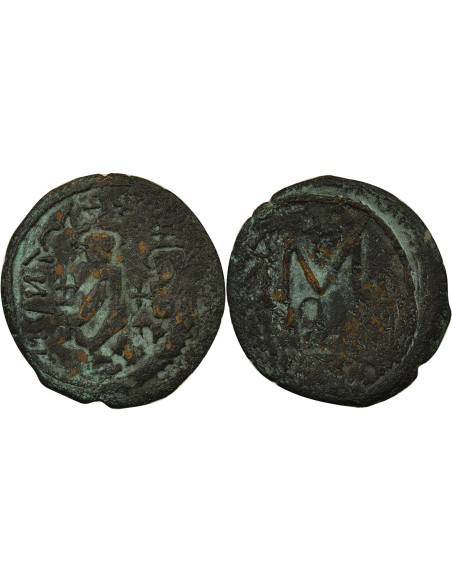 Empire Byzantin Héraclius Héraclius & Héraclius Constantin - Follis - 611 / 639 1 follis Cuivre 611-639