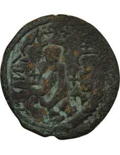 Empire Byzantin Héraclius Héraclius & Héraclius Constantin - Follis - 611 / 639 1 follis Cuivre 611-639 2