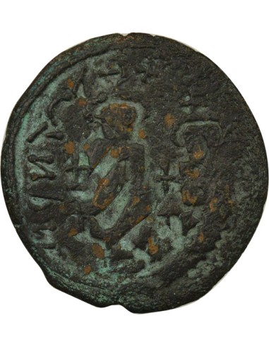 Empire Byzantin Héraclius Héraclius & Héraclius Constantin - Follis - 611 / 639 1 follis Cuivre 611-639