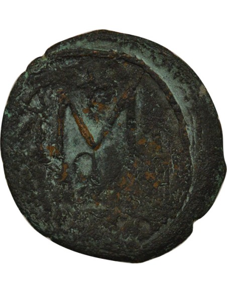 Empire Byzantin Héraclius Héraclius & Héraclius Constantin - Follis - 611 / 639 1 follis Cuivre 611-639