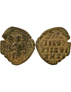 Empire Byzantin Classe D 1 follis Cuivre 1050-1060 Constantinople