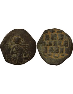 Empire Byzantin Classe D 1 follis Cuivre 1050-1060 Constantinople