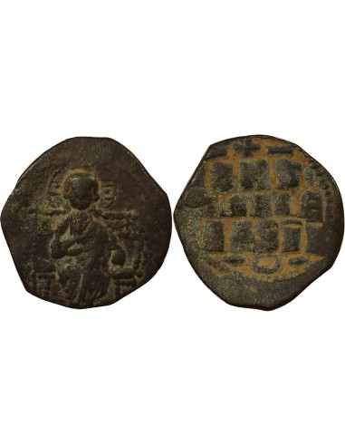 Empire Byzantin Classe D 1 follis Cuivre 1050-1060 Constantinople