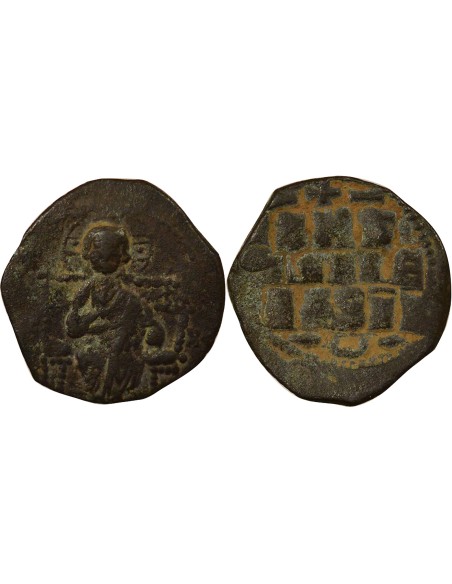 Empire Byzantin Classe D 1 follis Cuivre 1050-1060 Constantinople